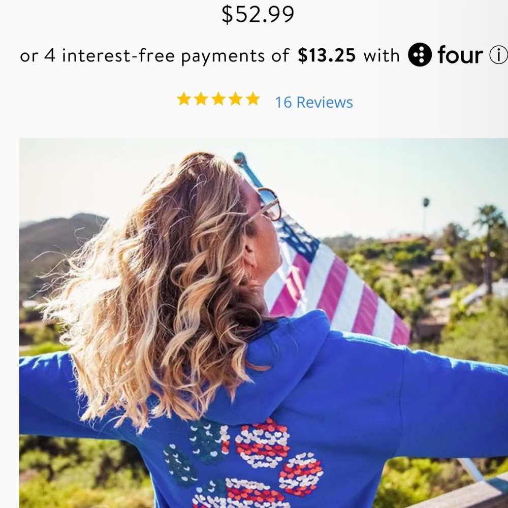 Pawz independence zip up hoodie